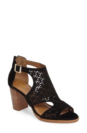 Women's Arturo Chiang Edythe Block Heel Sandal .5 M - Black