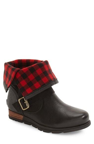 Women's Sorel 'major Moto' Boot M - Black