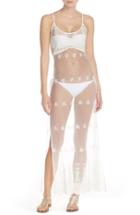Women's The Bikini Lab Embroidered Sheer Cover-up Maxi Dress