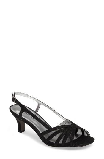 Women's David Tate Ritz Slingback Sandal N - Black