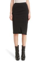 Women's Rick Owens Knit Waist Skirt Us / 44 It - Black