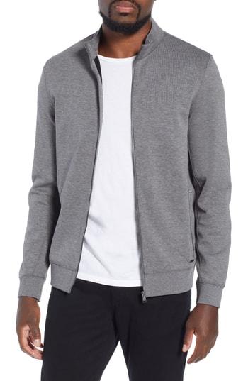 Men's Boss Soule Slim Fit Zip Jacket - Grey
