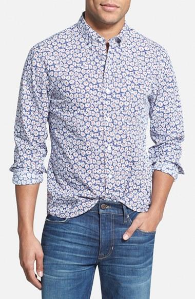 Men's Bonobos Slim Fit Floral Print Sport Shirt