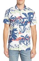 Men's Kahala Shady Day Trim Fit Sport Shirt - White