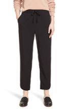 Women's Madewell Drawstring Track Trousers, Size - Black