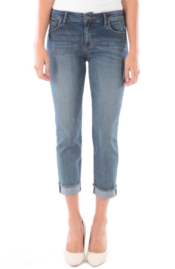 Women's Kut From The Kloth Amy Boyfriend Jeans - Blue