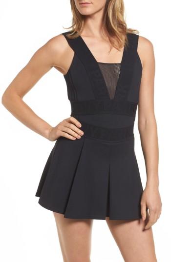 Women's Ivy Park Pintuck Bodysuit - Black