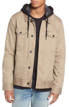 Men's Hurley Mac Trucker 3.0 Hooded Jacket, Size - Beige