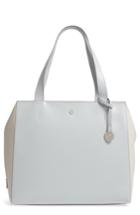 Lodis In The Mix Doris Rfid Leather Work Tote - Grey