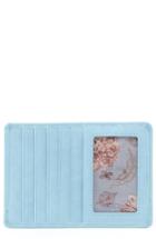 Hobo 'euro Slide' Credit Card & Passport Case - Blue