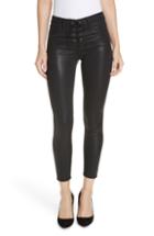 Women's L'agence Cherie Lace-up Skinny Jeans - Black