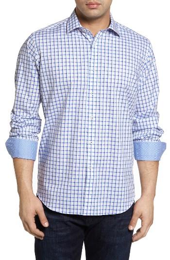 Men's Bugatchi Classic Fit Woven Sport Shirt
