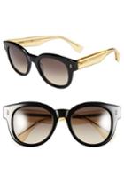 Women's Fendi 50mm Retro Sunglasses - Black