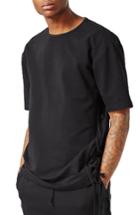 Men's Topman Aaa Collection Lace-up T-shirt - Black