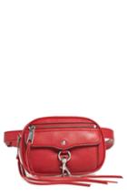 Rebecca Minkoff Blythe Leather Belt Bag - Red