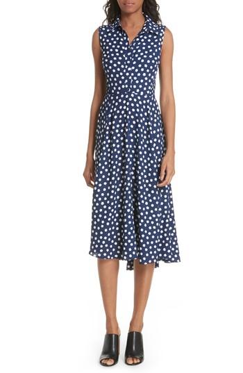 Women's Kate Spade New York Cloud Dot Midi Dress - Blue