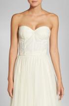 Women's Jenny Yoo Beaded Strapless Lace Bustier