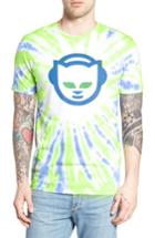 Men's Altru Tie Dye Napster Graphic T-shirt - Blue/green