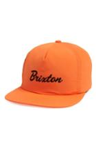 Men's Brixton Blaine Ball Cap - Orange