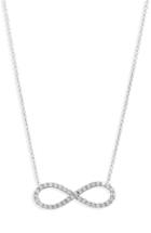 Women's Robert Coin Diamond Infinity Pendant Necklace