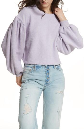 Women's Free People Sleeves Like These Sweater - Purple