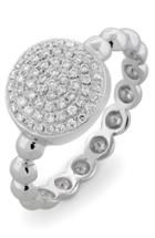 Women's Bony Levy Aurora Diamond Pave Circle Ring (nordstrom Exclusive)