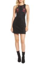 Women's Cupcakes And Cashmere Valet Embroidered Minidress - Black