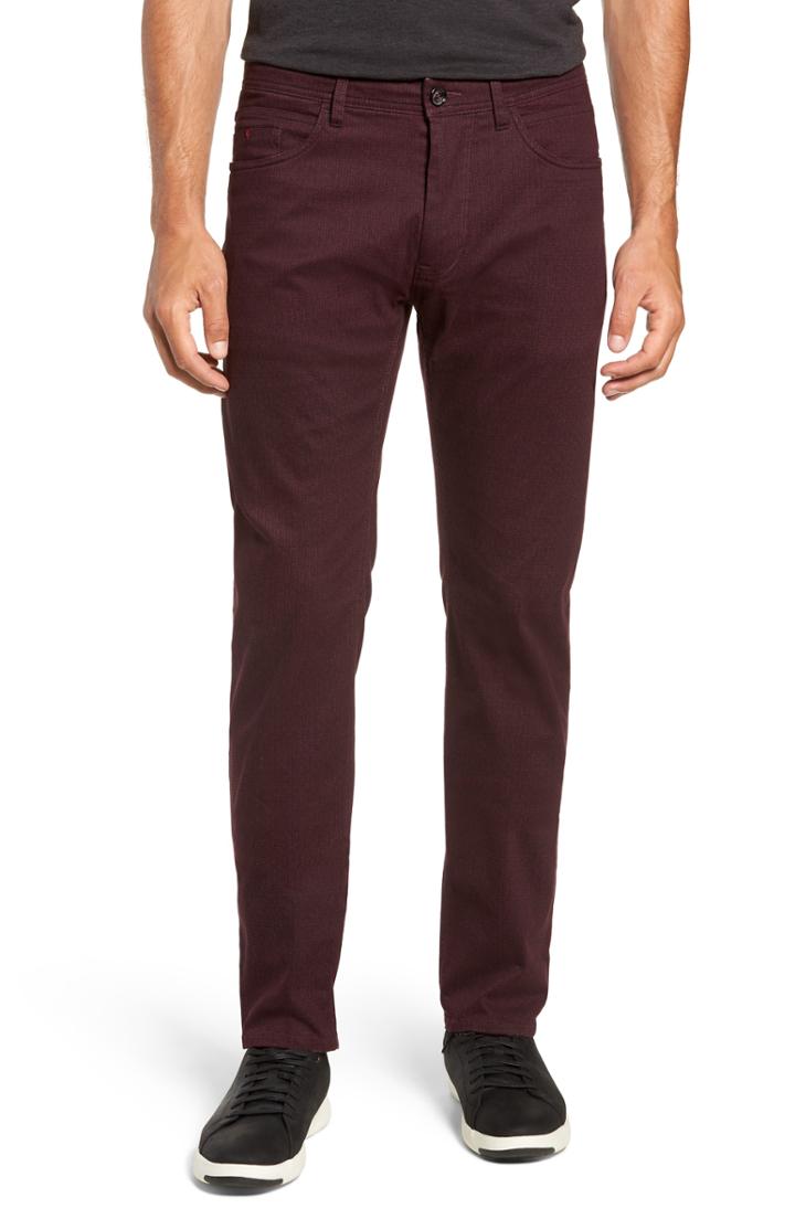 Men's Robert Graham Kent Slim Fit Pants - Red