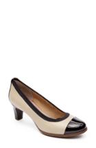 Women's Rockport Cap-toe Pump .5 M - Beige
