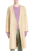Women's Vince Suede Robe Coat - Beige