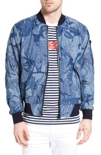 Men's G-star Raw Rackam Dc Bomber Jacket - Blue