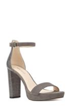 Women's Nine West Dempsey Platform Sandal .5 M - Grey