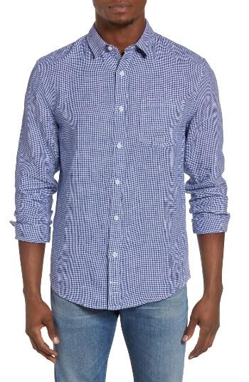 Men's 1901 Gingham Linen Woven Shirt