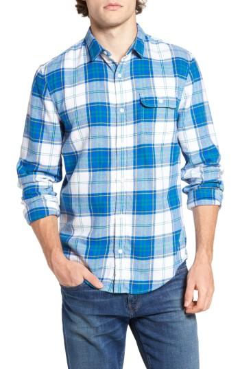 Men's 1901 Brushed Flannel Sport Shirt - White