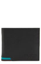 Men's Ted Baker London Corcoin Leather Wallet - Black