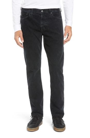 Men's Ag Everett Straight Leg Corduroy Pants X 34 - Black