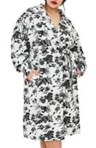 Women's Elvi The Eave Floral Trench Coat Us / 8 Uk - White