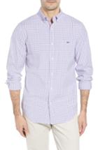 Men's Vineyard Vines Clark Cove Tucker Classic Fit Check Sport Shirt - Pink