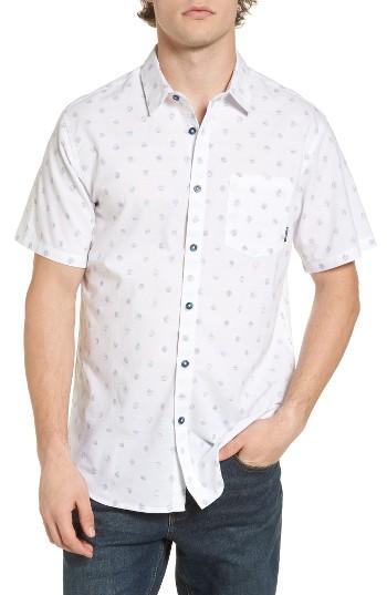 Men's Billabong Cruisin Dobby Woven Shirt - White