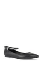 Women's Shoes Of Prey Ankle Strap Flat B - Black