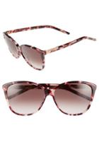 Women's Marc Jacobs 58mm Butterfly Sunglasses - Pink Havana