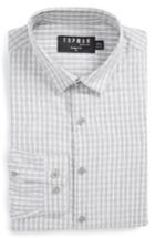 Men's Topman Check Dress Shirt