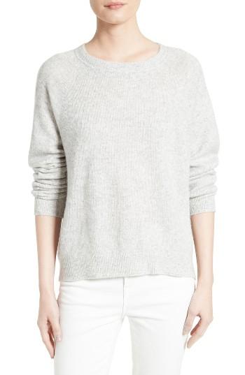 Women's Vince Boxy Cashmere & Linen Pullover