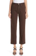 Women's Jacquemus Le Jean Crop Jeans - Brown