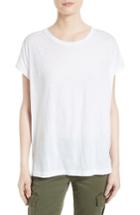 Women's Vince Step Hem Boxy Tee - White