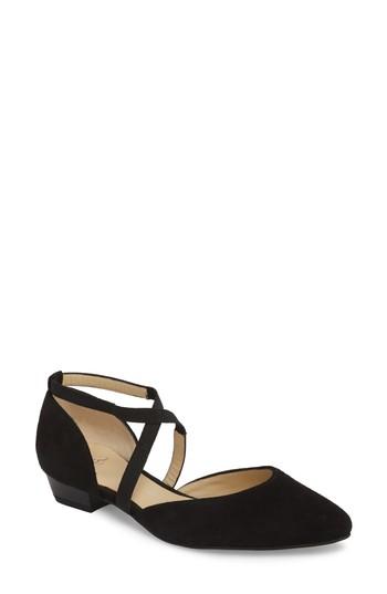 Women's Ara Poppy Low Heel Pump .5 M - Black