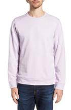 Men's Bonobos Terry Pima Cotton Crewneck Sweatshirt - Purple