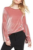 Women's Treasure & Bond Velour Sweatshirt - Pink