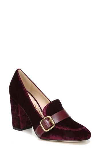 Women's Sam Edelman Ellison Loafer Pump .5 M - Red