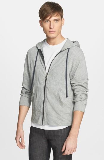 Men's James Perse Classic Zip Hoodie (s) - Grey